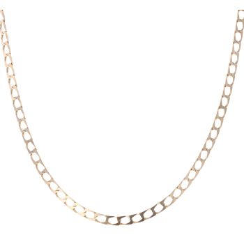 9ct Yellow Gold Curb Chain 18"
