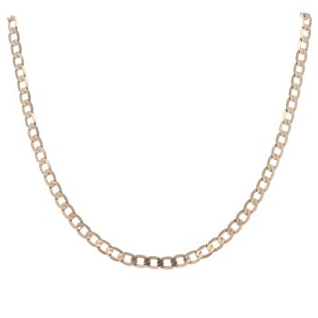 9ct Yellow Gold Curb Chain 20"