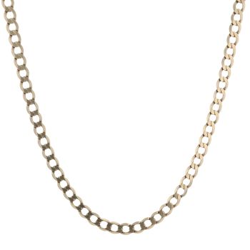 9ct Yellow Gold Curb Chain 20"