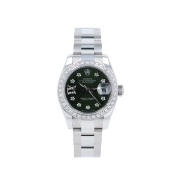Rolex Custom Datejust Pre Owned Watch Ref 179160