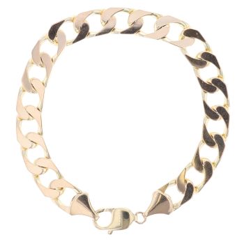 9ct Yellow Gold Curb Bracelet 8.5"