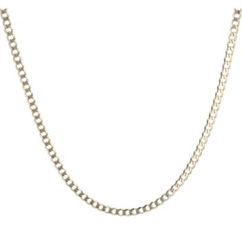 9ct Yellow Gold Curb Chain 22"