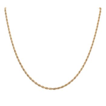 9ct Yellow Gold Rope Chain 20"