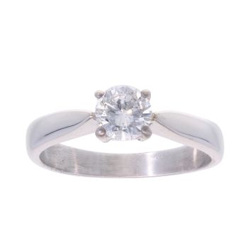 9ct White Gold 0.50ct Diamond Solitaire Ring