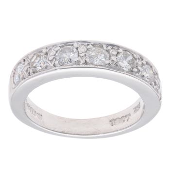 18ct White Gold 1.00ct Brilliant Cut Diamond Eternity Ring
