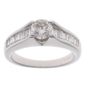 18ct White Gold 0.75ct Diamond Solitaire Ring