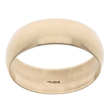 9ct Yellow Gold Wedding Band 6.8mm