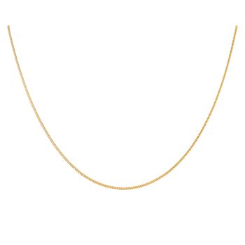 22ct Yellow Gold Foxtail Chain 16"