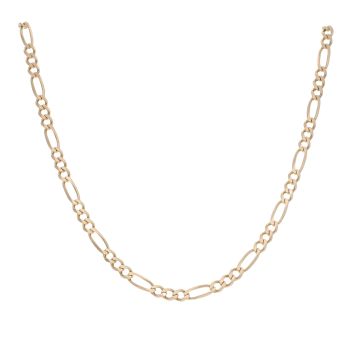 9ct Yellow Gold Figaro Chain 20"