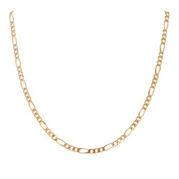 9ct Yellow Gold Figaro Chain 18"