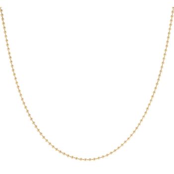 9ct Yellow Gold Bead Chain 26"