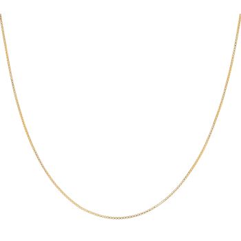 22ct Yellow Gold Box Chain 16"