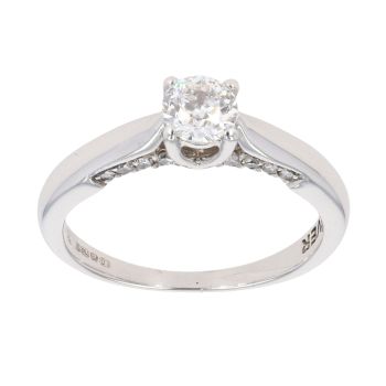 18ct White Gold 0.50ct Diamond Solitaire Ring