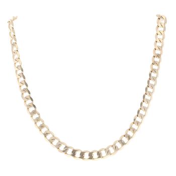 9ct Yellow Gold Curb Chain 20"