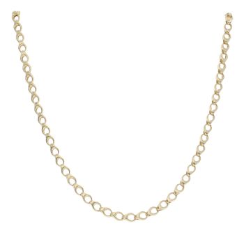 9ct Yellow Gold Fancy Chain 18"