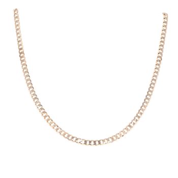 9ct Yellow Gold Curb Chain 18"