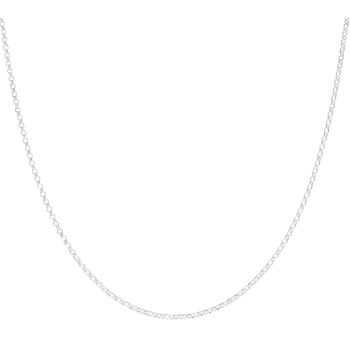 Silver Belcher Chain 18" By Icesia