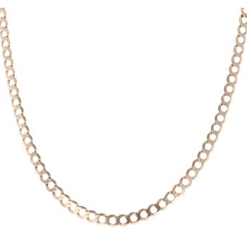 9ct Yellow Gold Curb Chain 20"