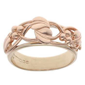 9ct Yellow and Rose Gold Clogau Vine Of Life Ring