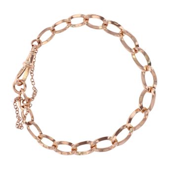 9ct Yellow Gold Fancy Bracelet 7.5"