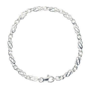 Silver Celtic Bracelet 7" By Icesia