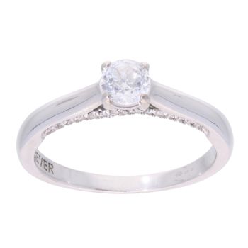 18ct White Gold 0.50ct Diamond Solitaire Ring