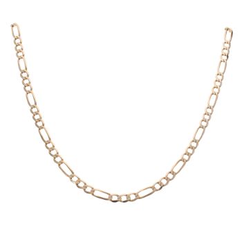 9ct Yellow Gold Figaro Chain 22"