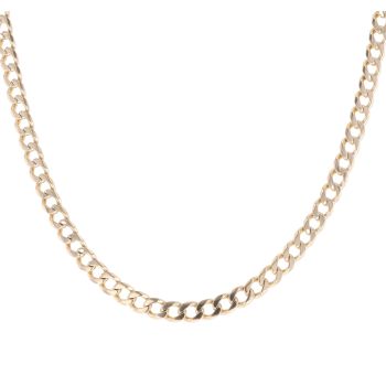 9ct Yellow Gold Curb Chain 26"