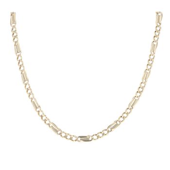 9ct Yellow Gold Fancy Chain 20"