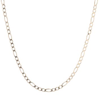 9ct Yellow Gold Figaro Chain 18"