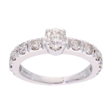 9ct White Gold 1.00ct Diamond Solitaire Ring