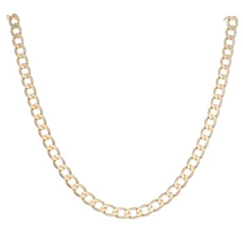 9ct Yellow Gold Curb Chain 20"