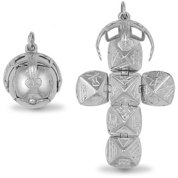 Mint Of London 925 Silver Large Masonic Ball