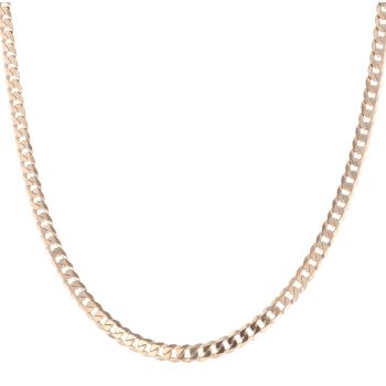 9ct Yellow Gold Curb Chain 20"