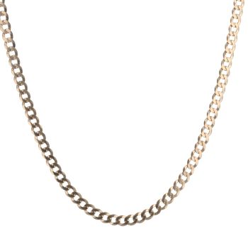 9ct Yellow Gold Curb Chain 16"