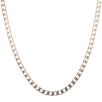 9ct Yellow Gold Curb Chain 18"