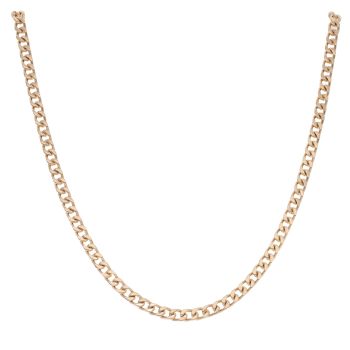 9ct Yellow Gold Curb Chain 18"