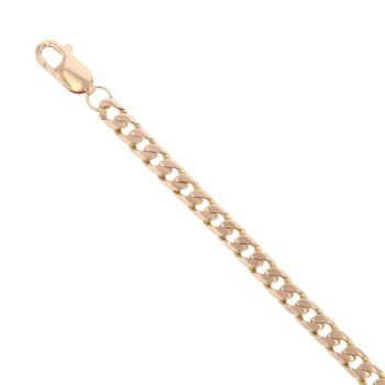 9ct Yellow Gold Curb Bracelet 8.5"