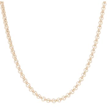 9ct Yellow Gold Belcher Chain 18"