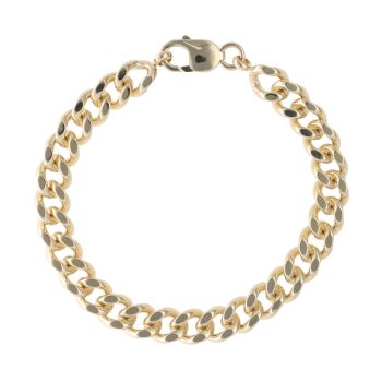 9ct Yellow Gold Curb Bracelet 8.5"