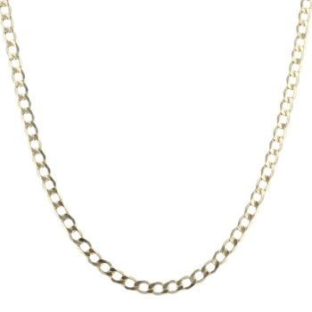 9ct Yellow Gold Curb Chain 20"