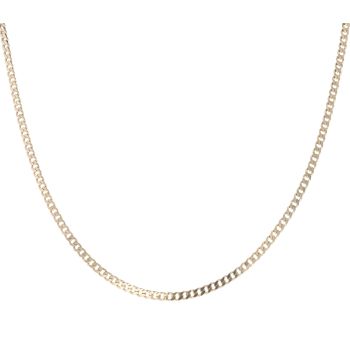 9ct Yellow Gold Curb Chain 18"