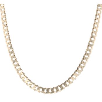 9ct Yellow Gold Curb Chain 18"