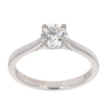 Platinum 0.71ct Diamond Solitaire Ring
