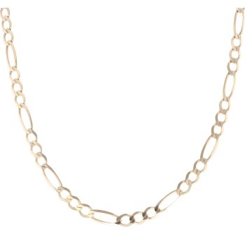 9ct Yellow Gold Figaro Chain 24"
