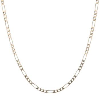 9ct Yellow Gold Figaro Chain 24"