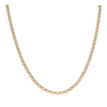 9ct Yellow Gold Belcher Chain 22"