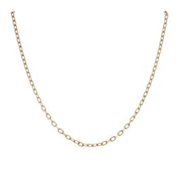 9ct Yellow Gold Belcher Chain 16"