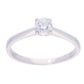 Platinum 0.35ct Diamond Solitaire Ring