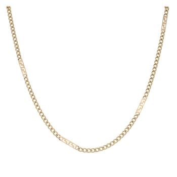 9ct Yellow Gold Greek Key Chain 20"